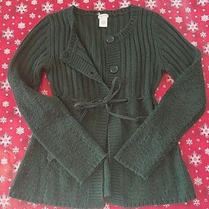 Hunter green layering sweater